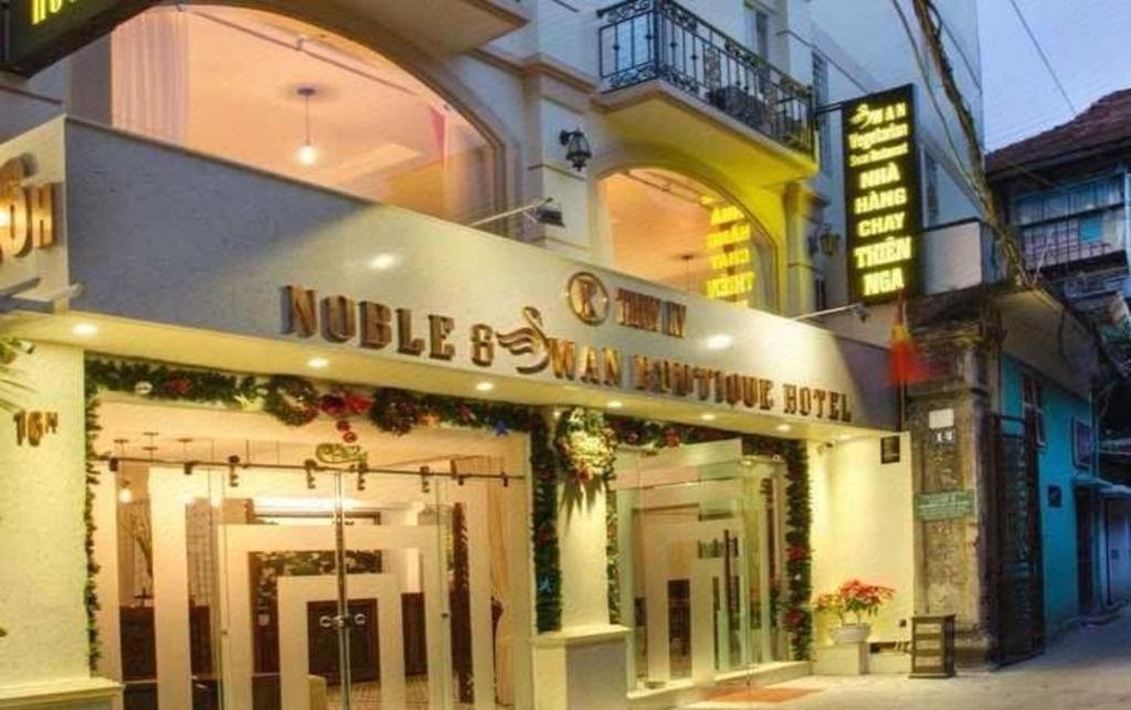 โนเบิลแอนด์ สวอน บูทิก โฮเต็ล Hotel ฮานอย ภายนอก รูปภาพ